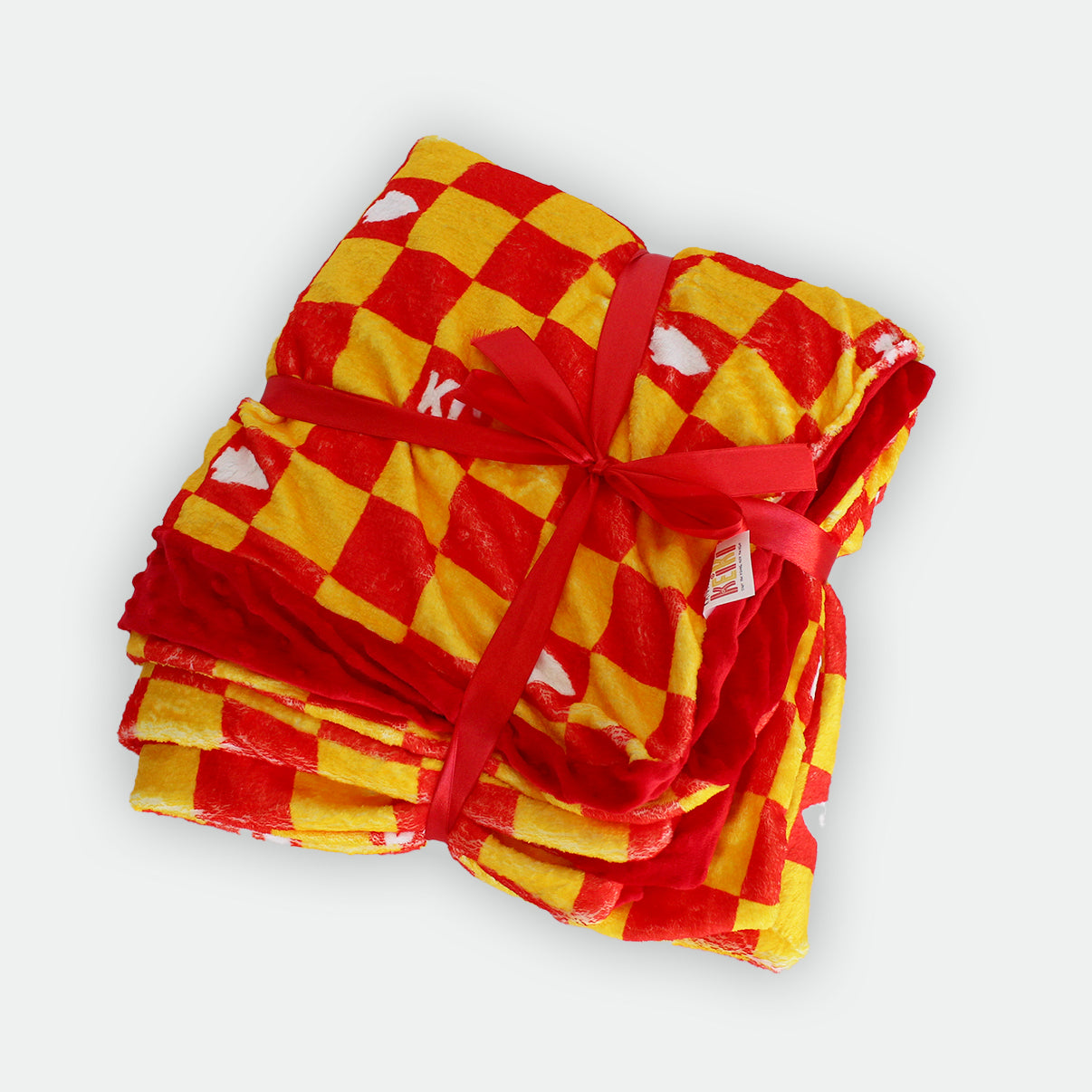 Checkered Chiefs - Minky Fleece Blanket