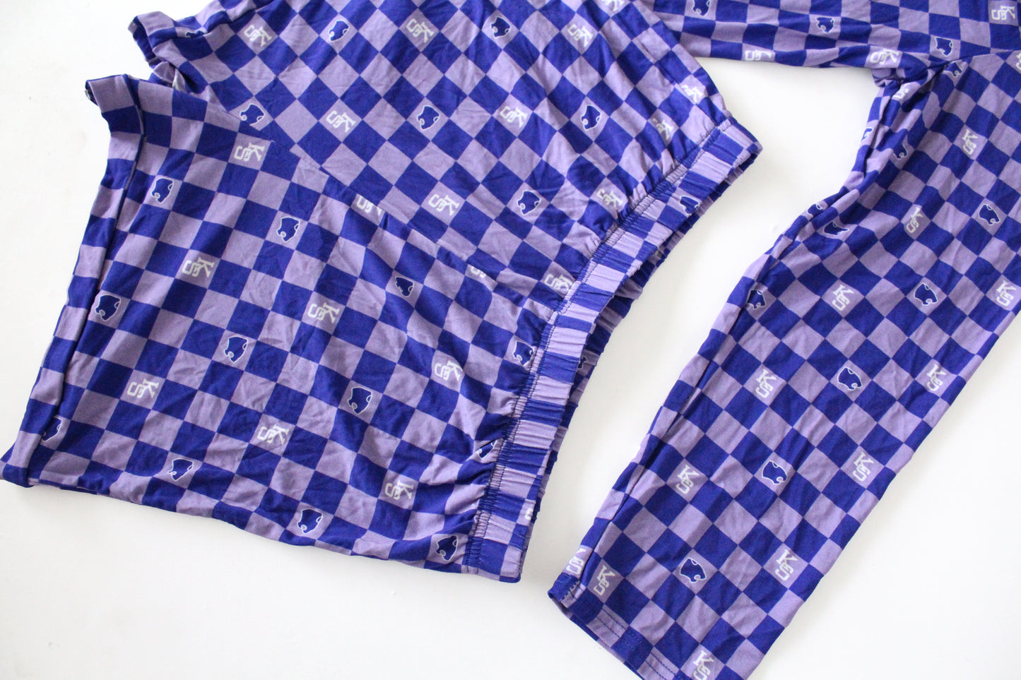 Checkered Wildcat - Women's Shorts Pajama Set