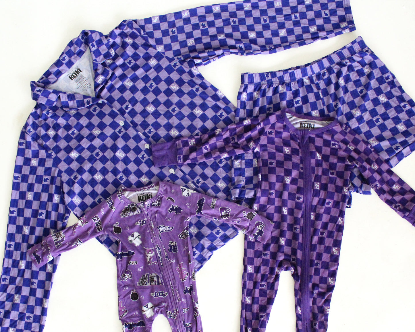 Checkered Wildcat - Women's Shorts Pajama Set