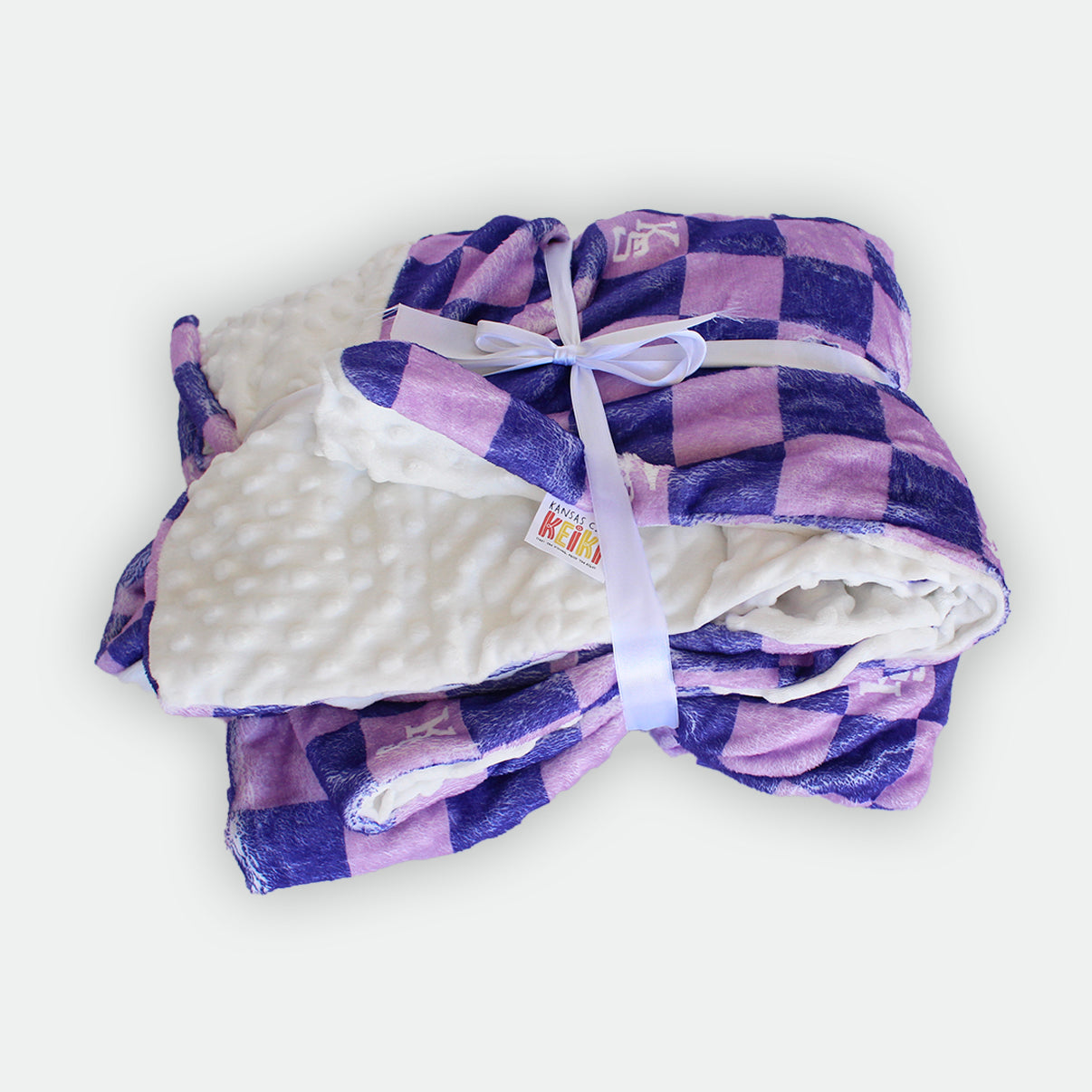 Checkered Wildcat - Minky Fleece Blanket