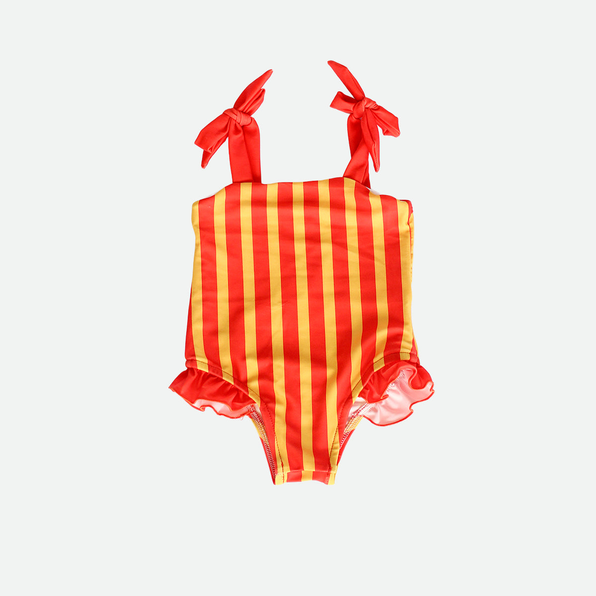 Kingdom Stripes - Shoulder Tie Swimsuit