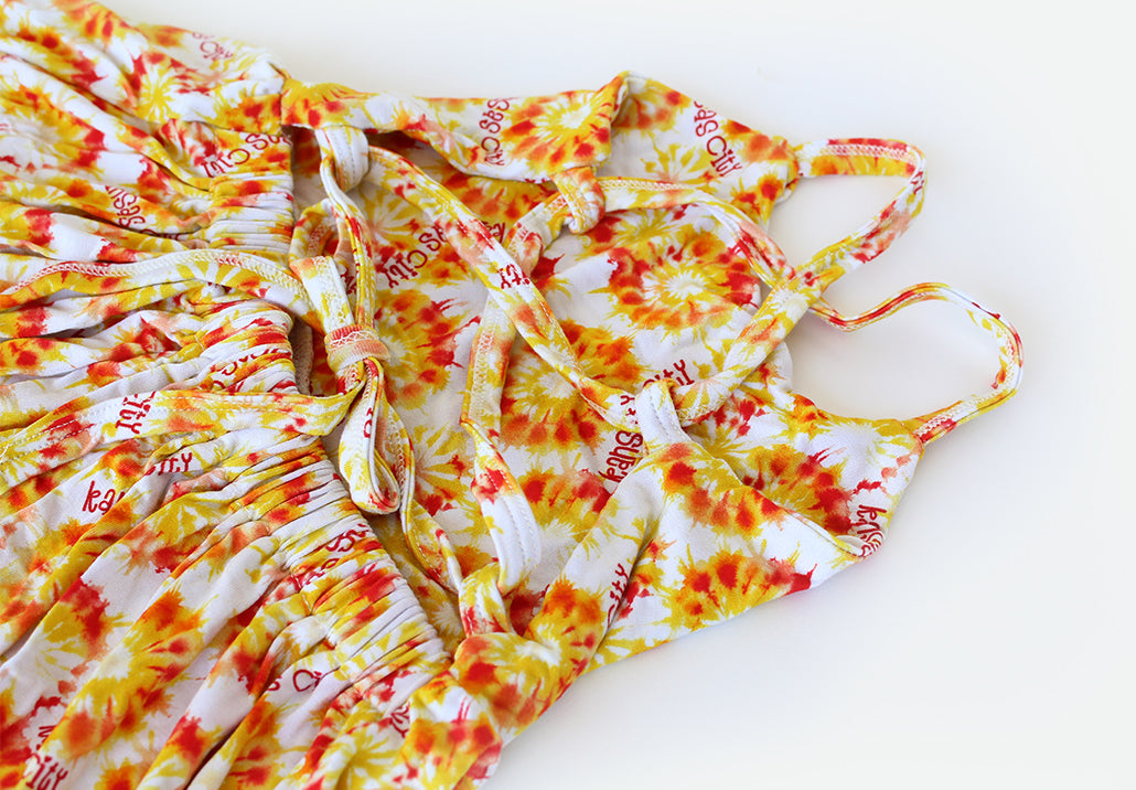 Kansas City Tie Dye - Strappy Twirl Dress