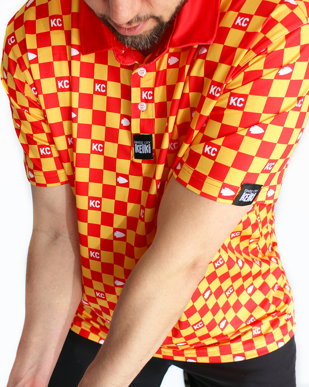 Checkered Chiefs - Men’s Performance Polo