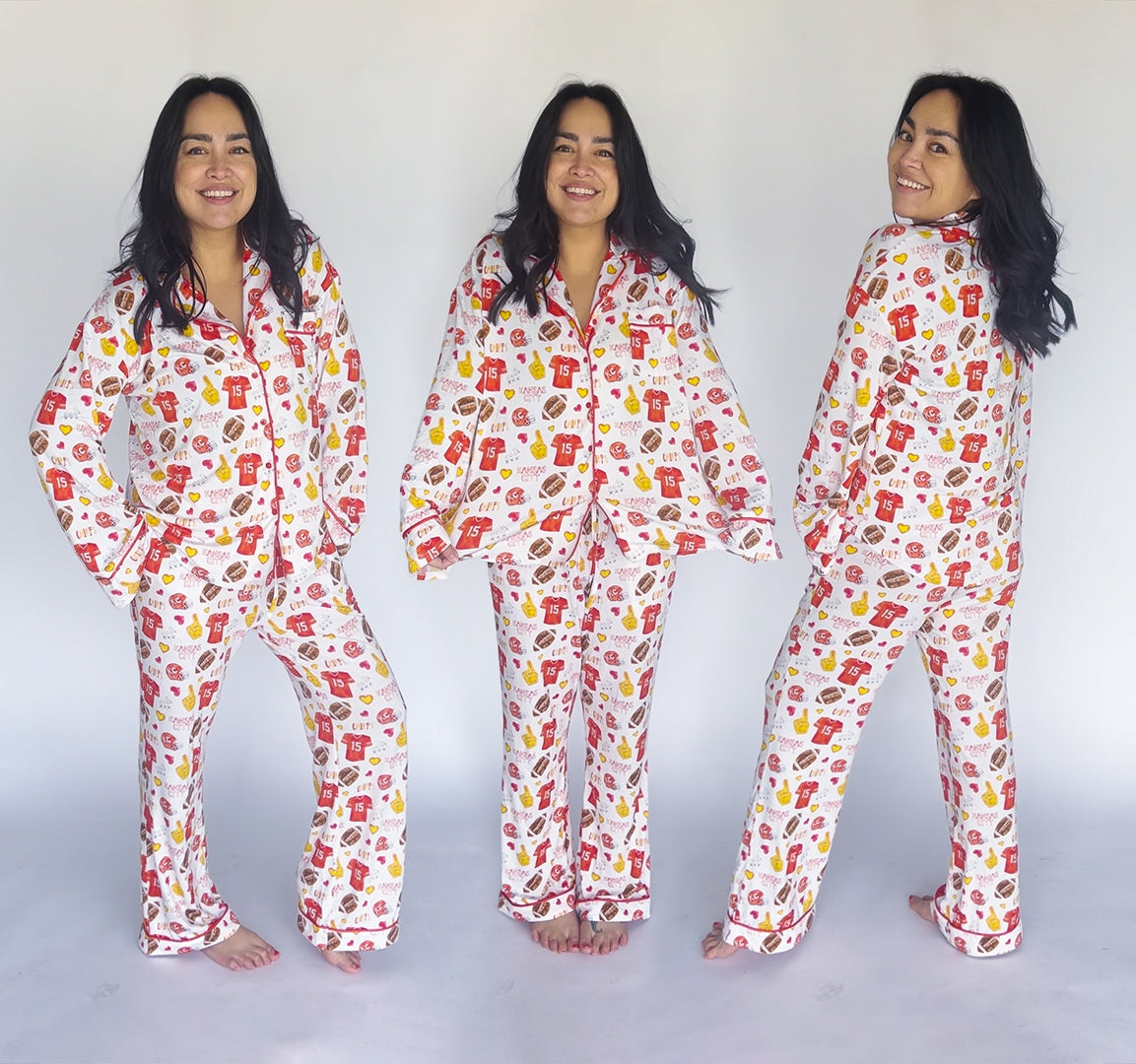 Kingdom Watercolor - Women's Flare PJs