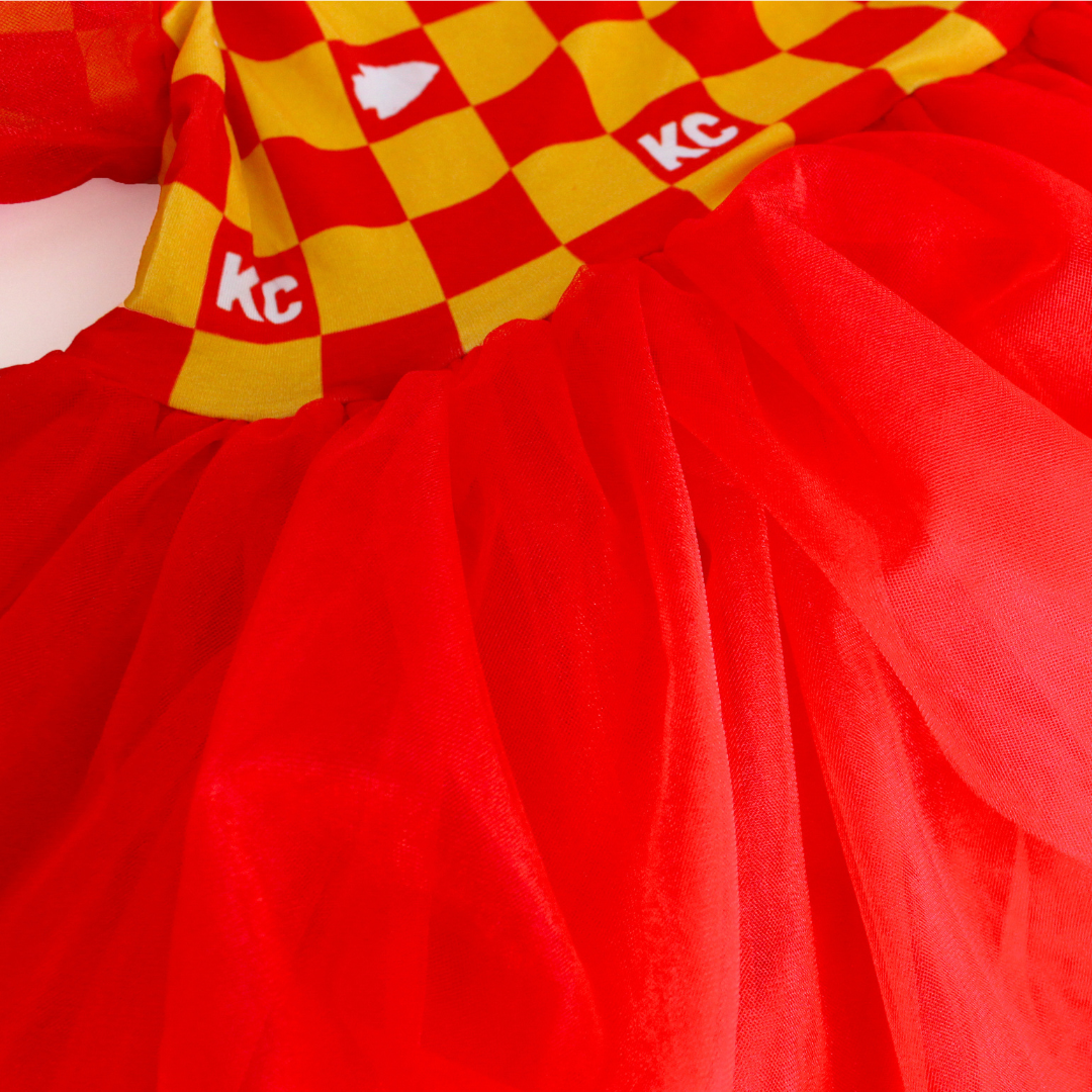 Checkered Chiefs - Everyday Princess Dress