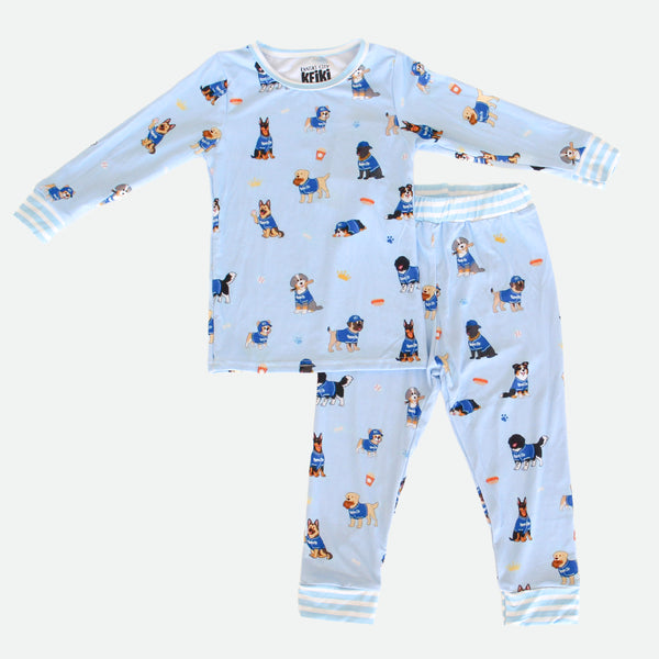 Ballpark Dawgs - 2pc Long Sleeve Pajamas