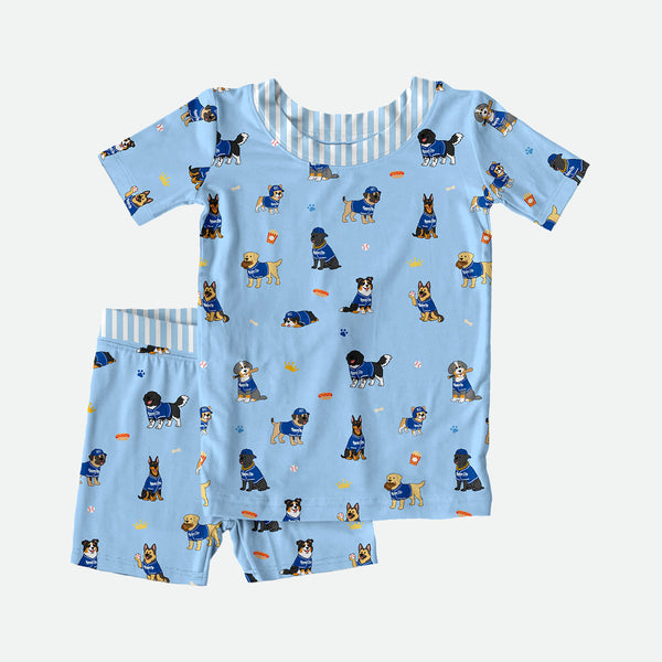 Ballpark Dawgs - 2pc Short Sleeve Pajamas
