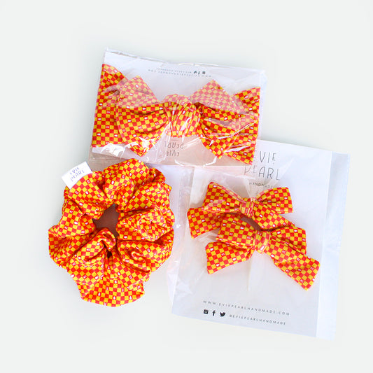 Evie Pearl Handmade X Checkered Chiefs