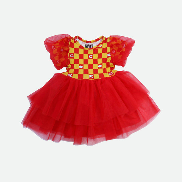 Checkered Chiefs - Everyday Princess Dress