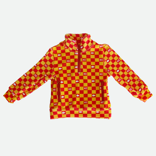 Checkered Chiefs - Quarter-Zip Pullover
