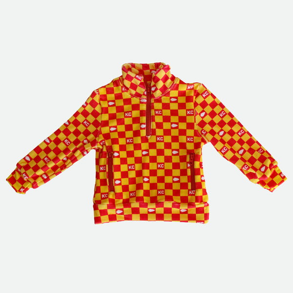Checkered Chiefs - Quarter-Zip Pullover