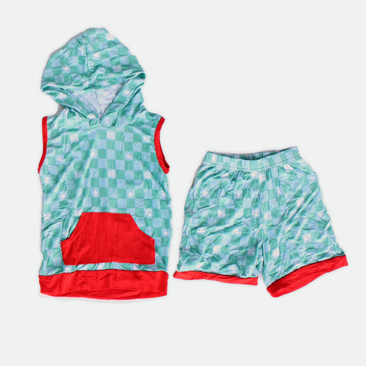 Checkered Current - Holoholo Hoodie Set