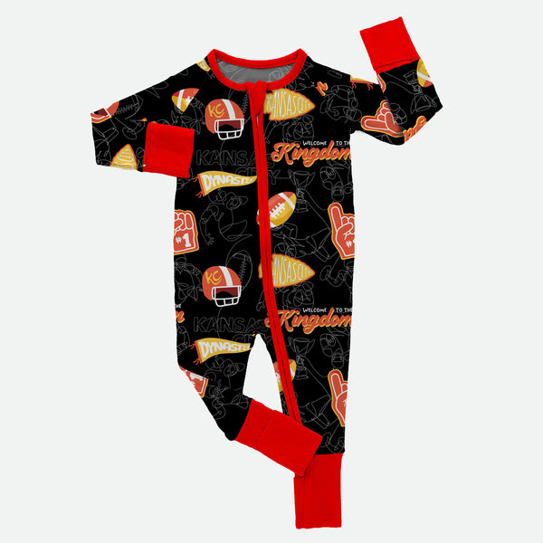 Dynasty Line Art - Bamboo Zippy Romper