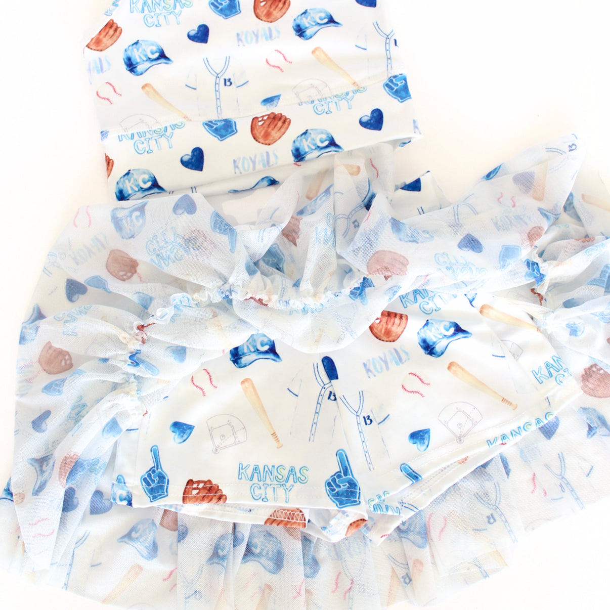 Crown Town Watercolor - Twirl Skort Set