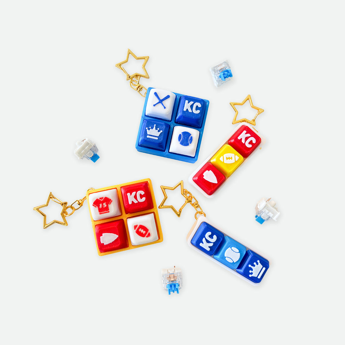 3D Printed Keyboard Clicker Keychain – Kansas City Keiki