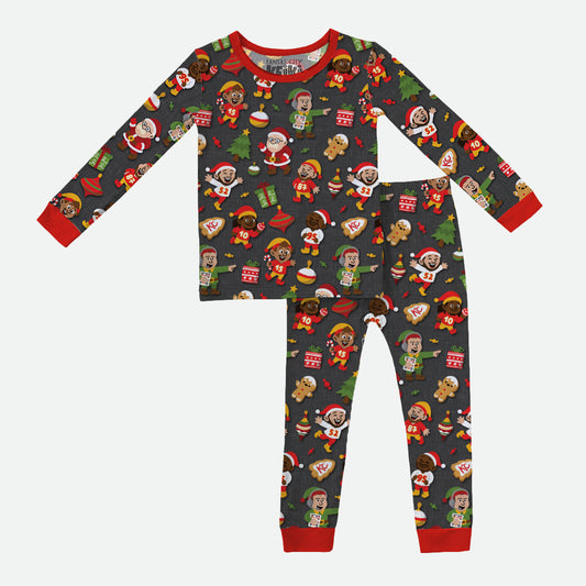 Holly Jolly Chiefsmas - 2pc Long Sleeve Pajamas - PREORDER