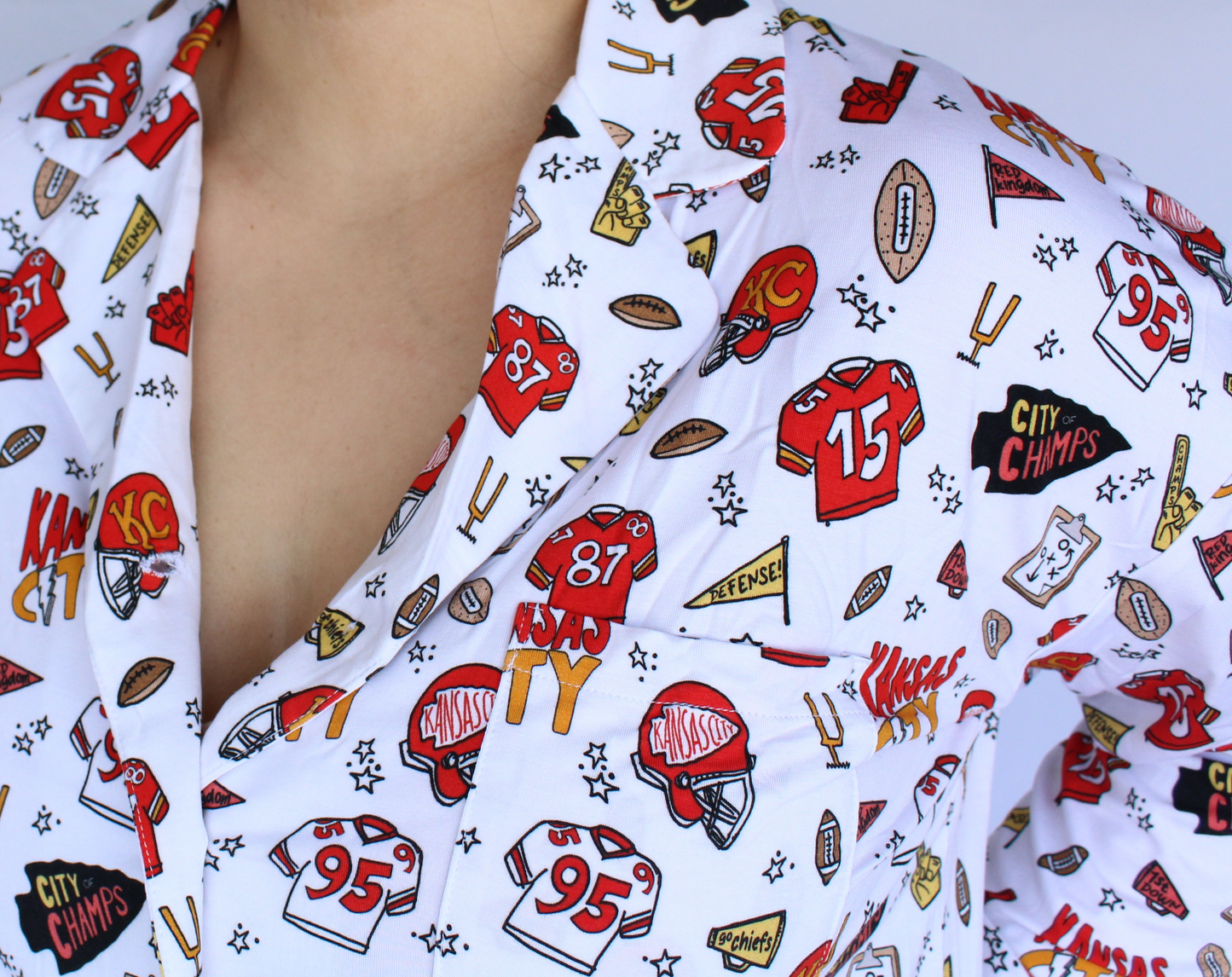 Kansas City Doodle - Women's Flare PJs