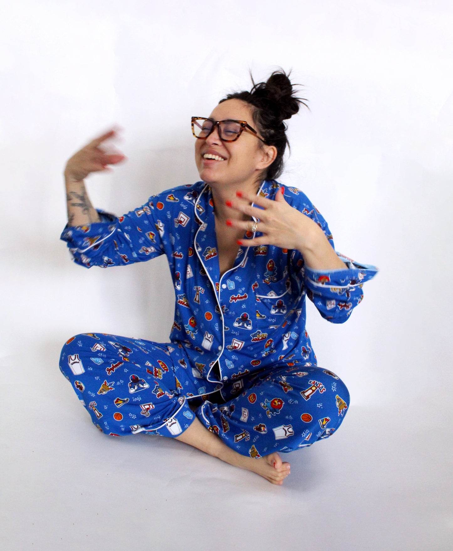 Rock Chalk Doodle - Women's Flare PJs