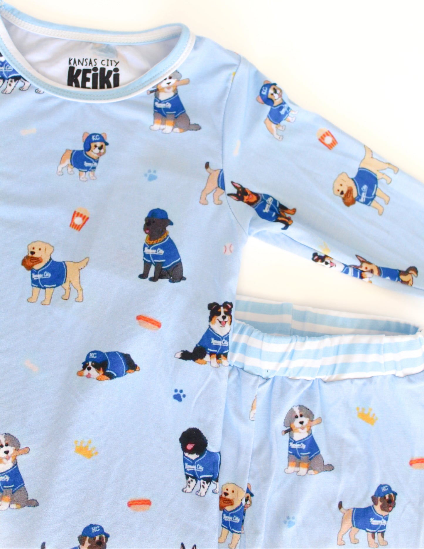 Ballpark Dawgs - 2pc Long Sleeve Pajamas