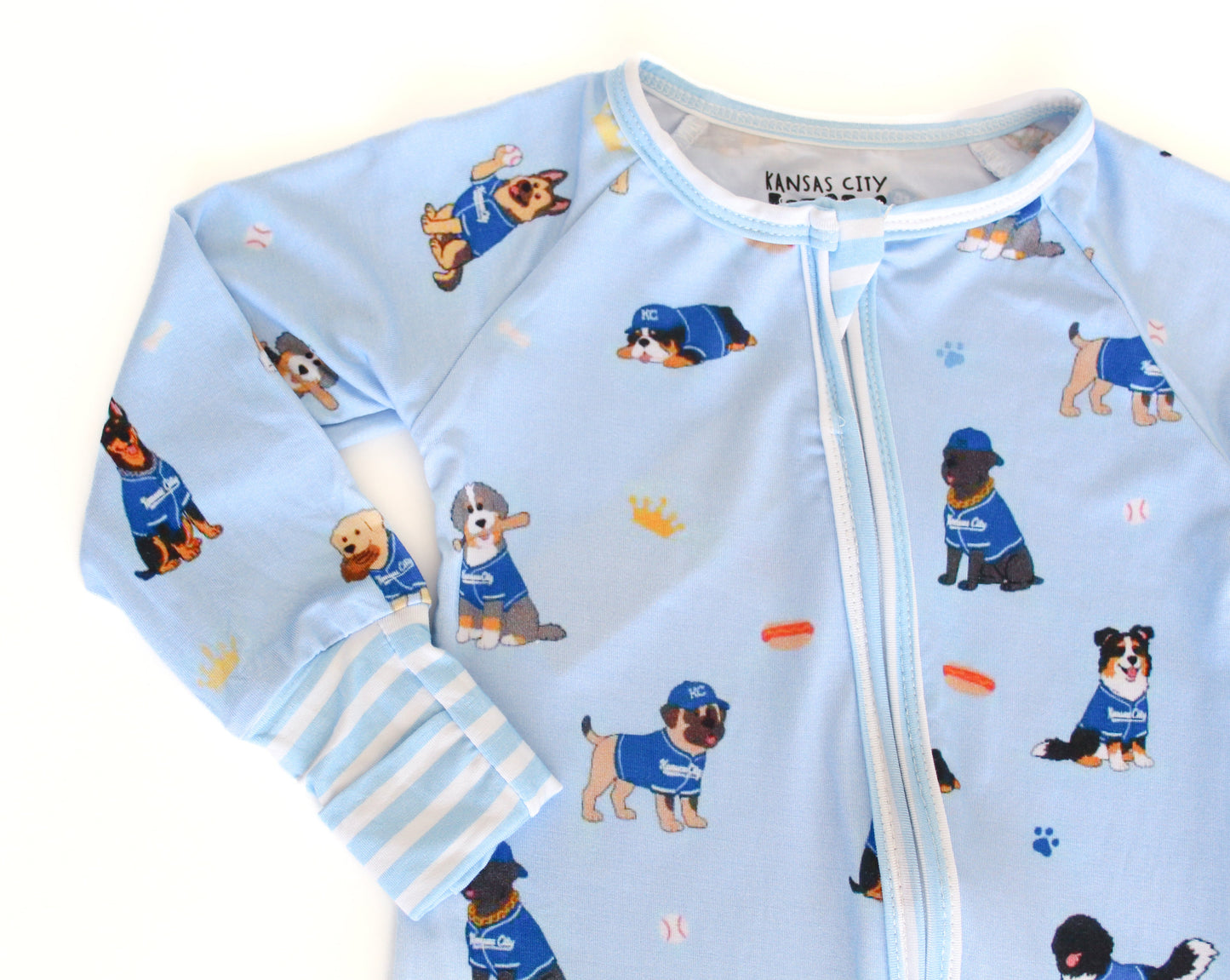 Ballpark Dawgs - Bamboo Zippy Romper