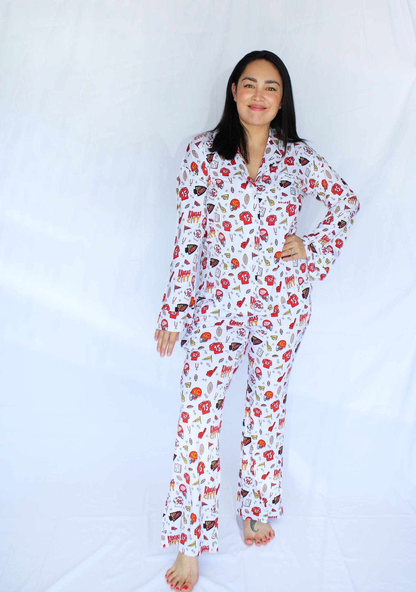 Kansas City Doodle - Women's Flare PJs