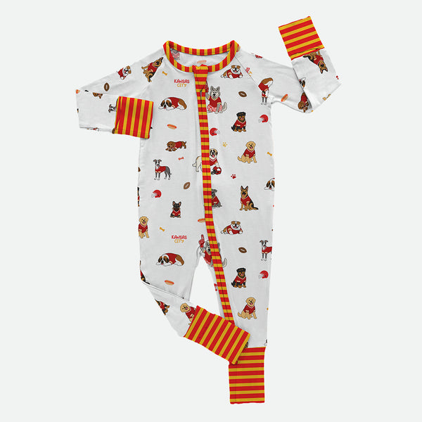 KC Big Dawgs - Bamboo Zippy Romper - PREORDER