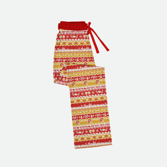 Kansas City Christmas Sweater - Adult Unisex Pajama Pants - PREORDER