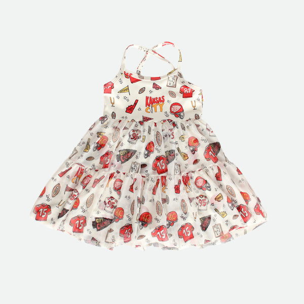 Kansas City Doodle - Athletic Romper Dress