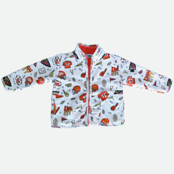 Kansas City Doodle - Sherpa-Lined Fleece Jacket