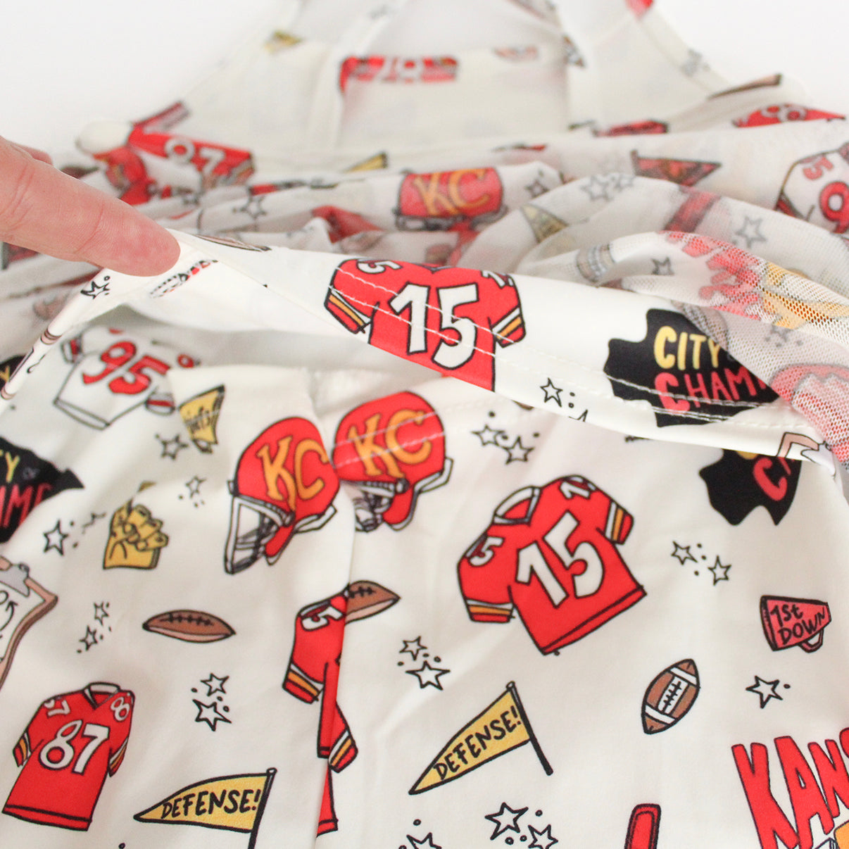 Kansas City Doodle - Athletic Romper Dress
