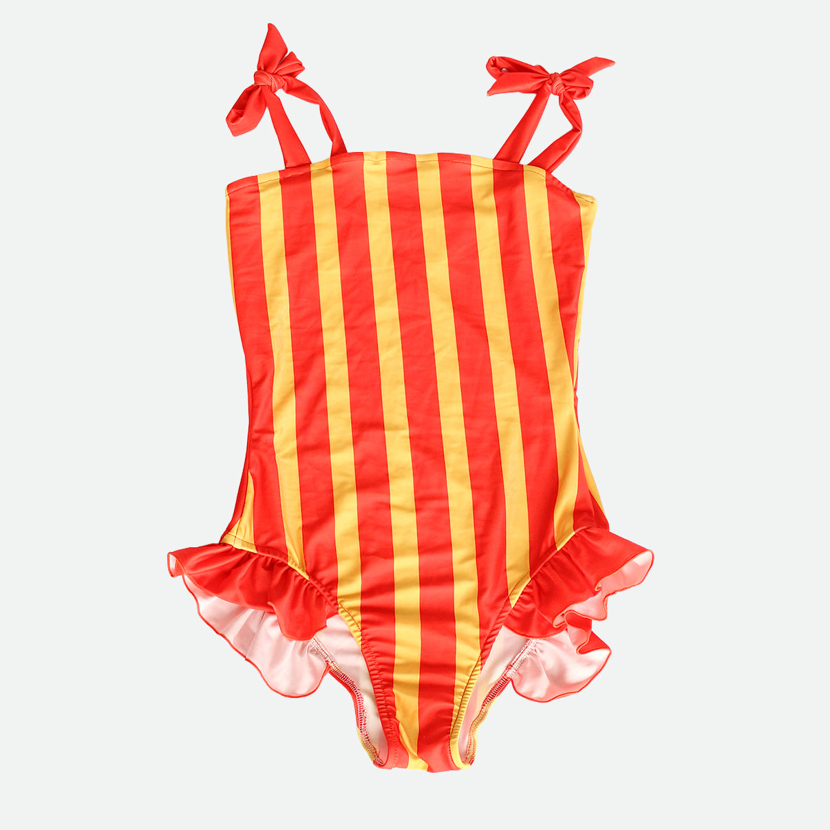 Kingdom Stripes - Women's Shoulder Tie One-Piece