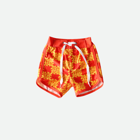 Chiefs Plumeria Checkers - Hybrid Board Shorts
