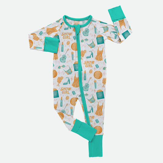 Everyone's Favorite Showgirl - Bamboo Zippy Romper - PREORDER