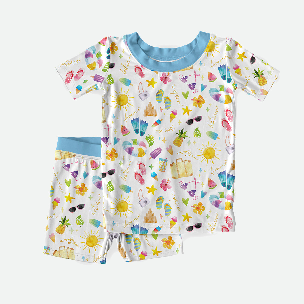 Make-A-Wish Summer of Wishes - 2pc Short Sleeve Pajamas