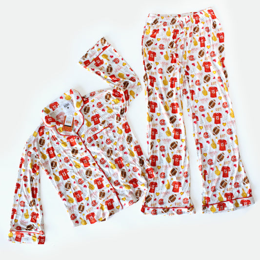 Kingdom Watercolor - Women's Flare PJs