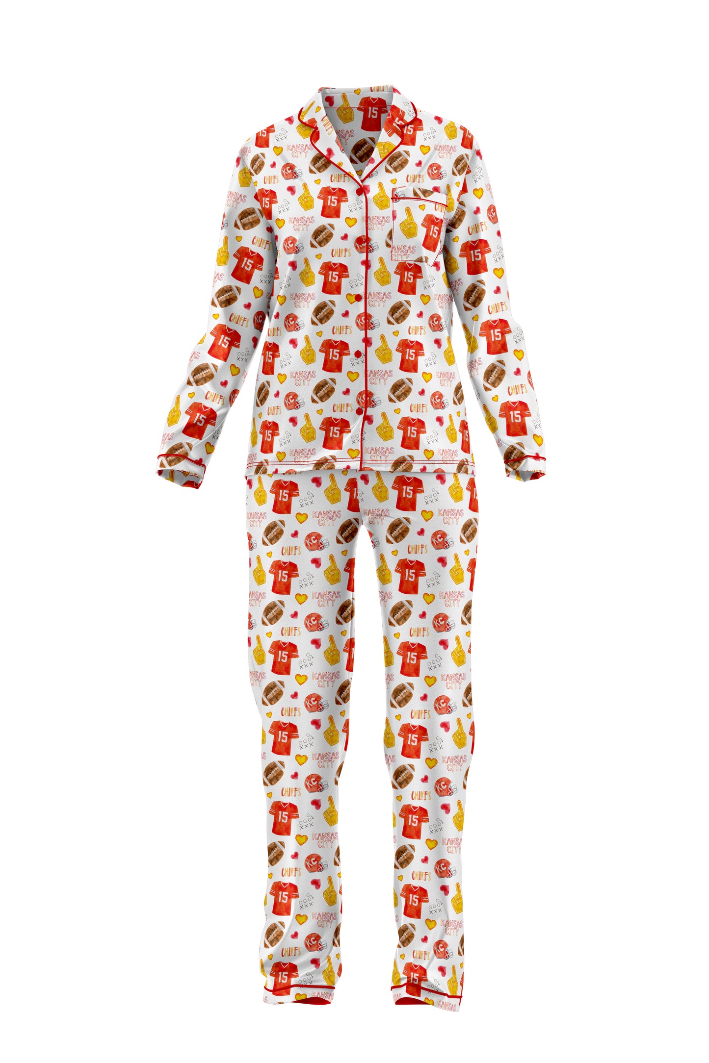 Kingdom Watercolor - Women's Flare PJs PREORDER